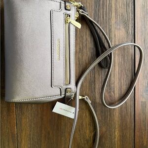 Women's Gray Crossbody Bag
